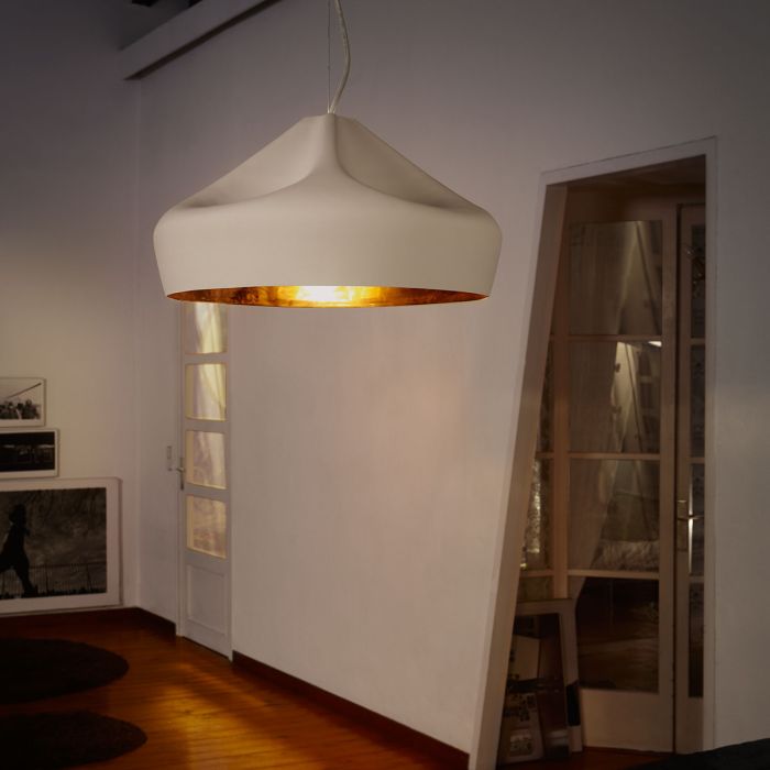 Suspension Pleat Box intérieur or - LED
