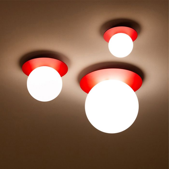 Plafonnier/ Applique Kiss - Rouge