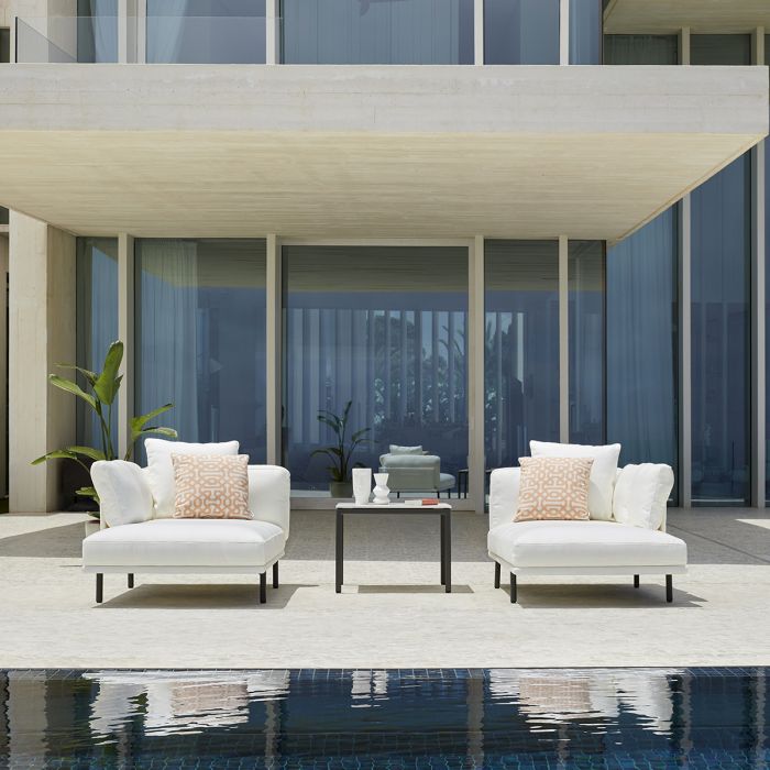 Module chaise longue Long Island - Gauche