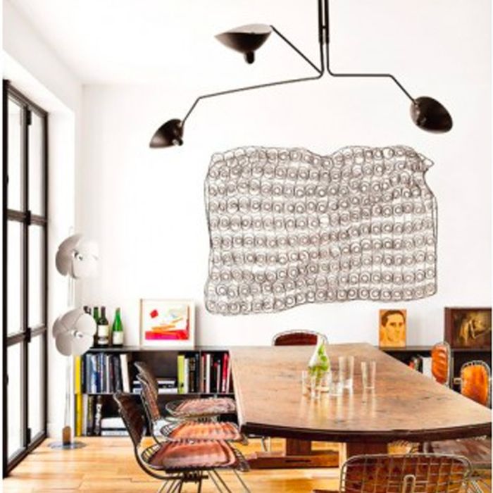 Plafonnier pivotant 3 bras