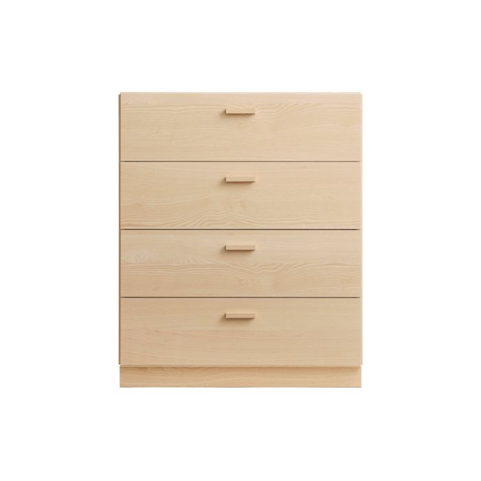 Relief Chest of drawers wide with plinth
