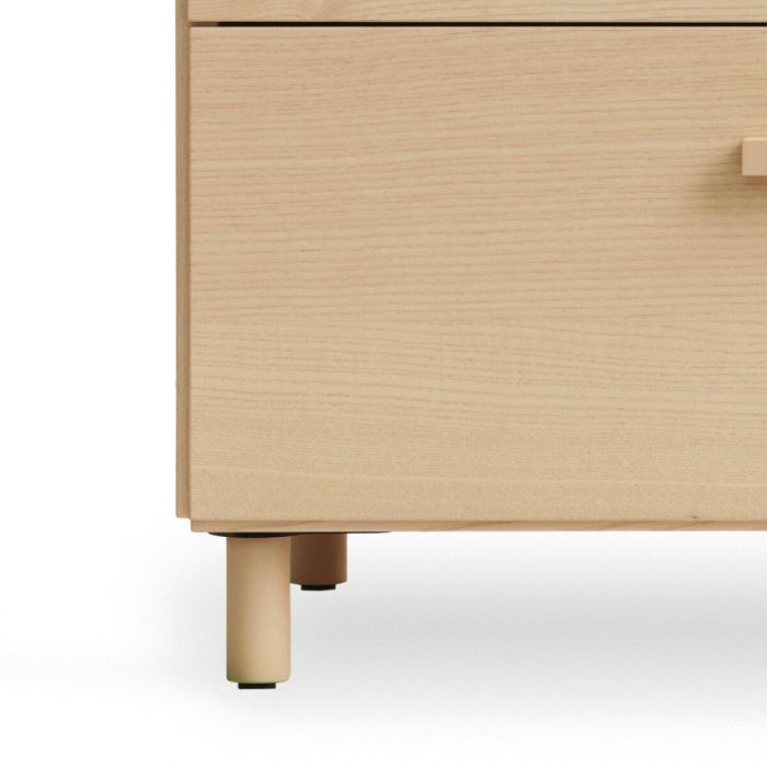 Relief Chest of drawers, wide with legs