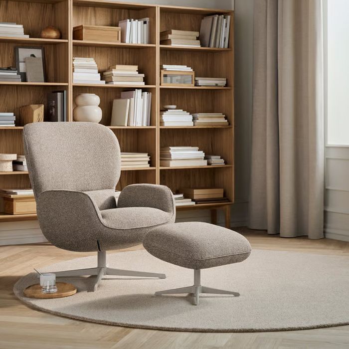 Fauteuil + repose-pieds Ripon - Monza