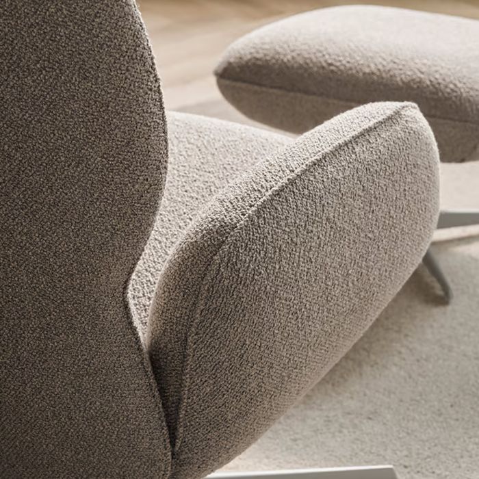 Fauteuil + repose-pieds Ripon - Monza