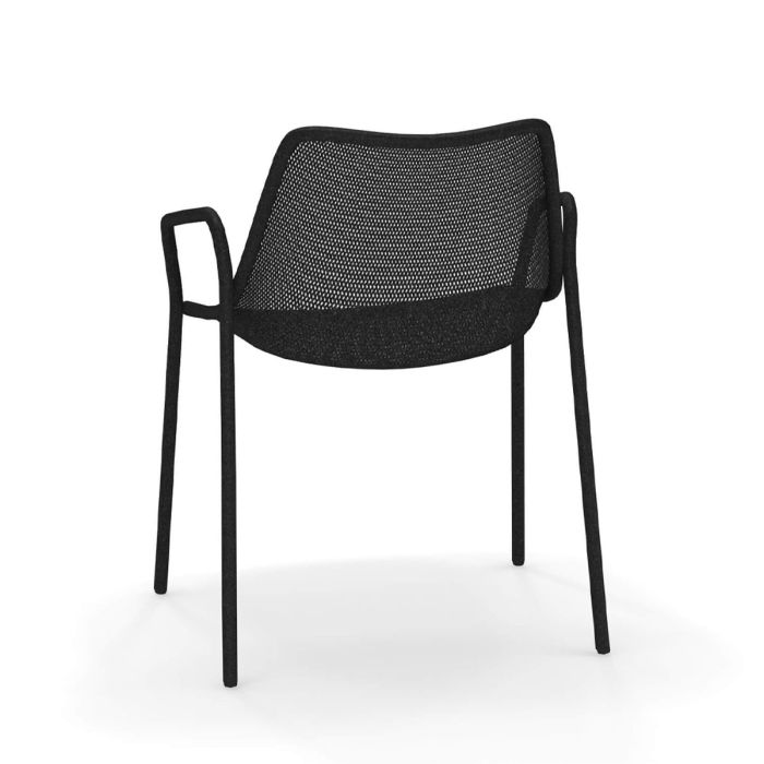 Chaise avec accoudoirs Round - Lot de 4