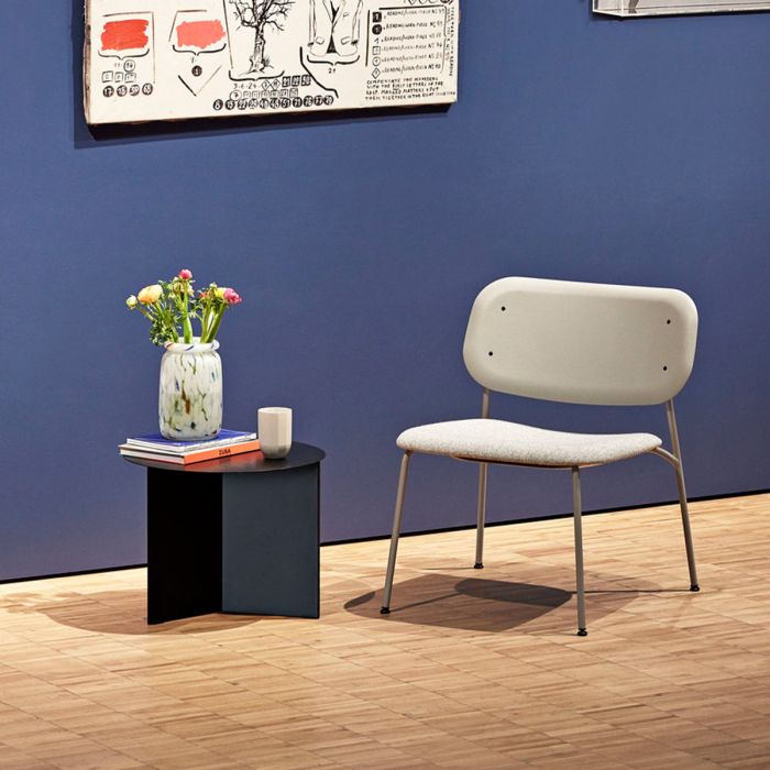 Chaise soft edge 100 avec revêtement - noir