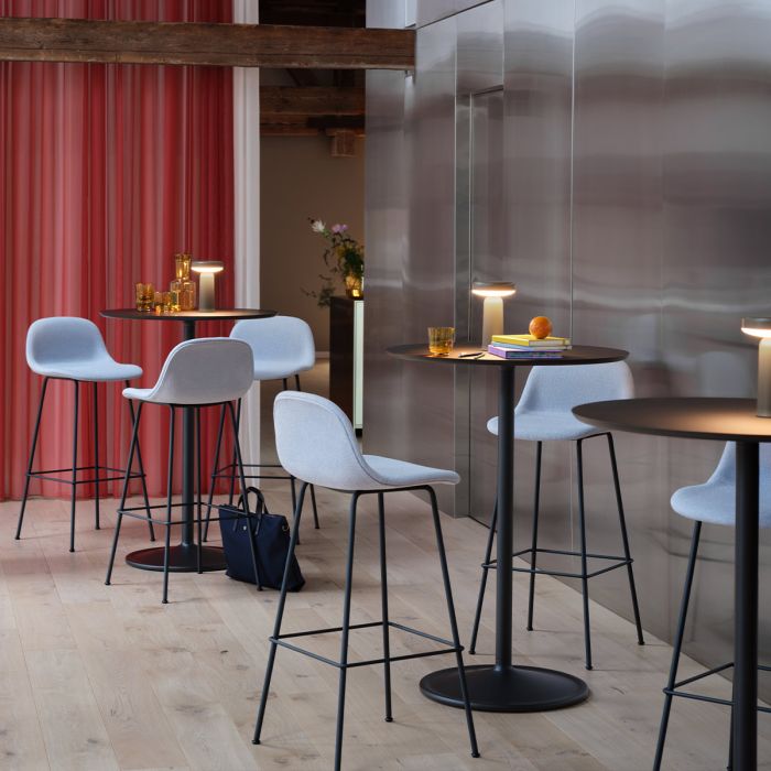 Fiber Bar Stool 75cm - Tube base (Recyclé) 