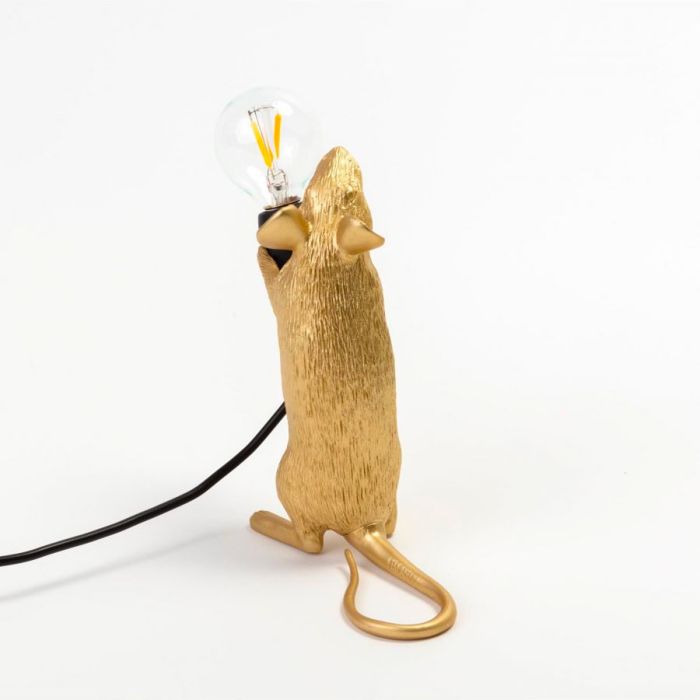 Lampe de table Mouse Step Gold