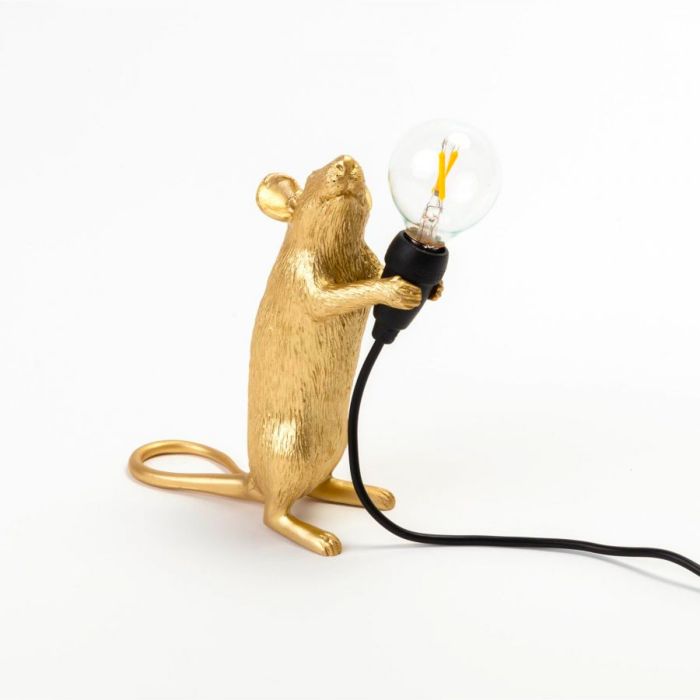 Lampe de table Mouse Step Gold