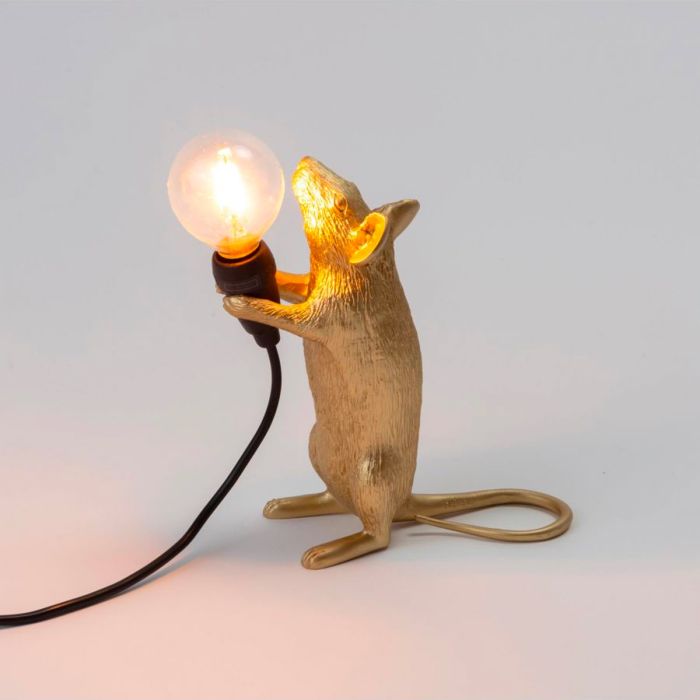 Lampe de table Mouse Step Gold