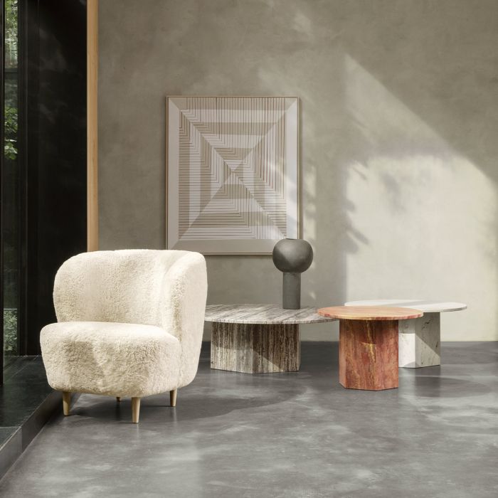 Fauteuil Stay Sheepskin - Chêne clair