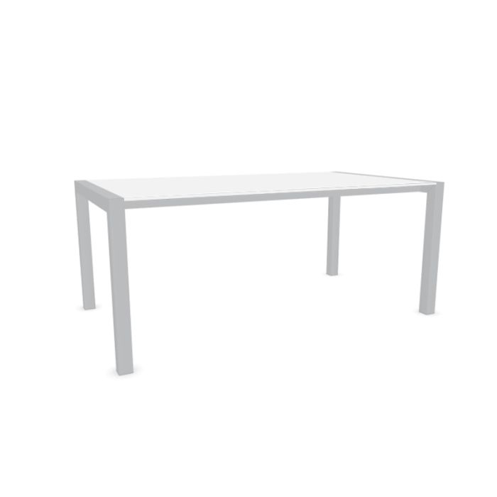 Table Sushi verre 100 Blanc