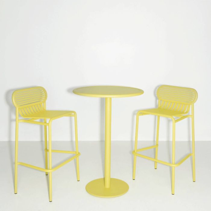Table haute ronde Week-end