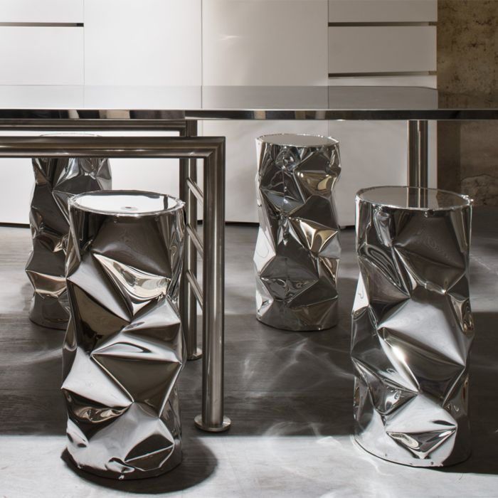 Tabouret et table d'appoint Tab.U
