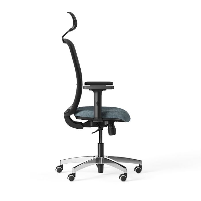 Takk Black Fauteuil De Bureau - Avec Appuie-Tête