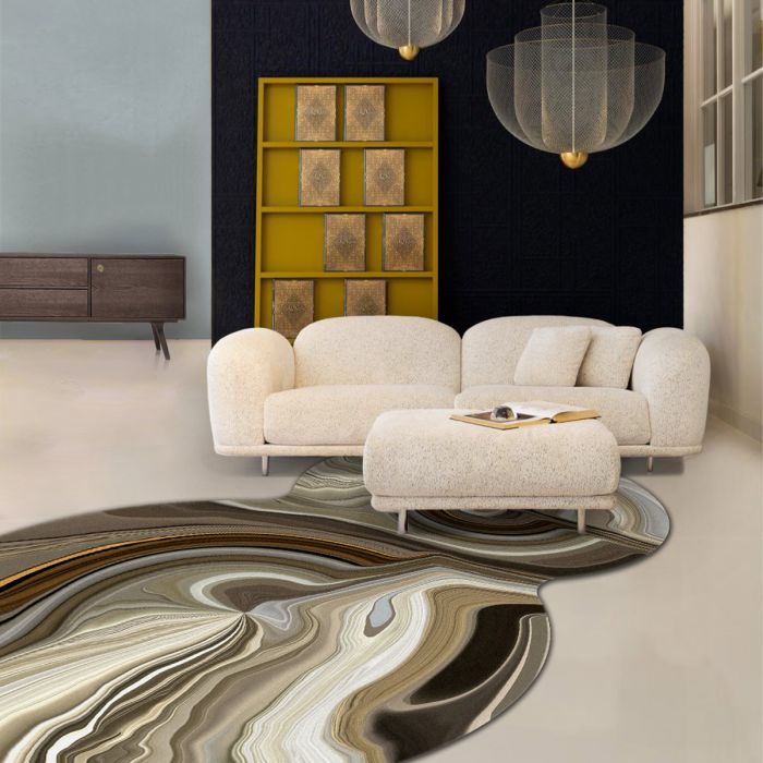 Tapis Liquid Layers organique
