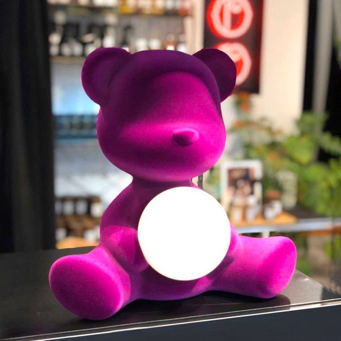 Lampe sans fil Teddy girl velvet