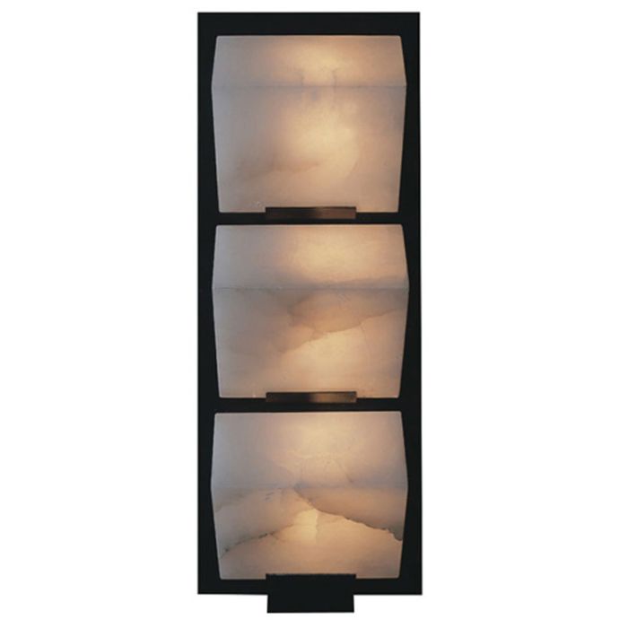 Applique triple bloc Auvent sur fond métal