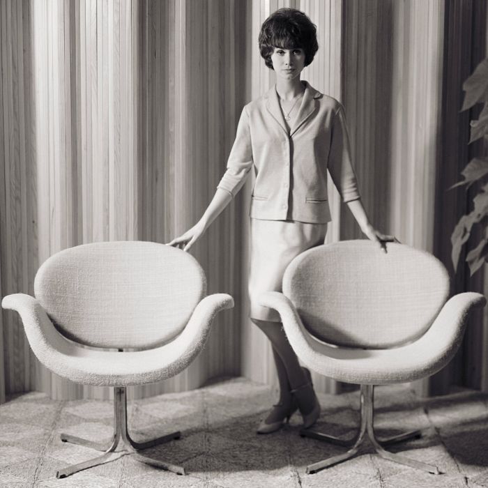 Fauteuil tulipe midi