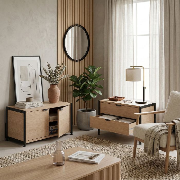 Kit buffet Unit 1 chêne - 40/50cm