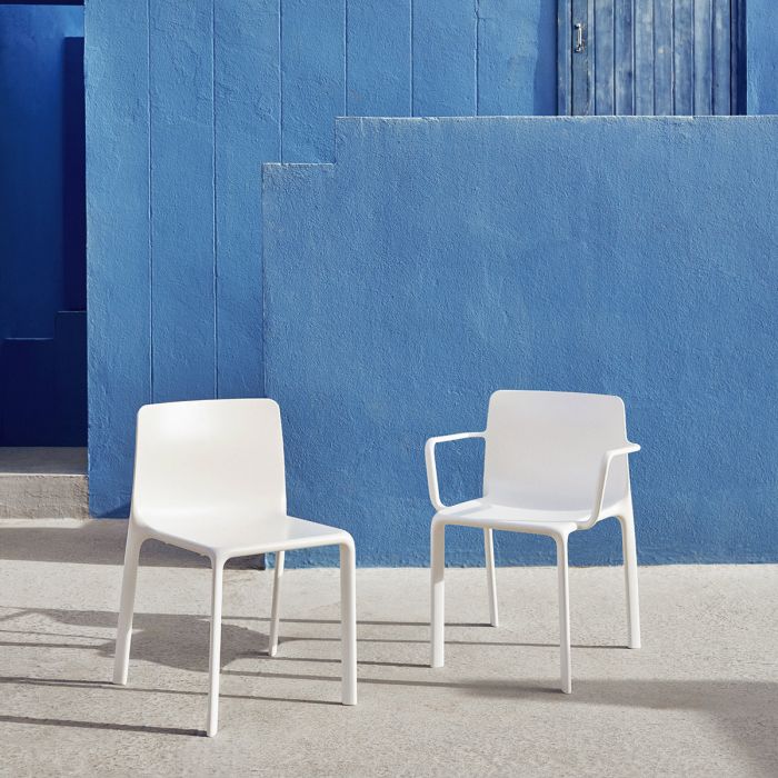 Chaise avec accoudoirs Kes - Lot de 4