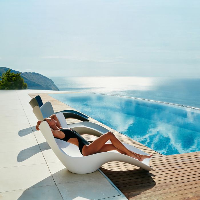 Chaise longue Surf - Lot de 2