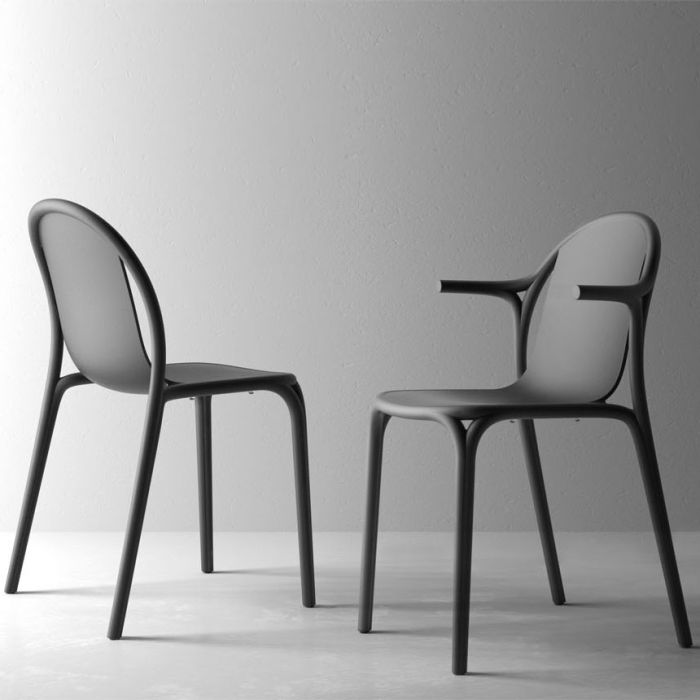 Chaise avec accoudoirs Brooklyn - Lot de 4