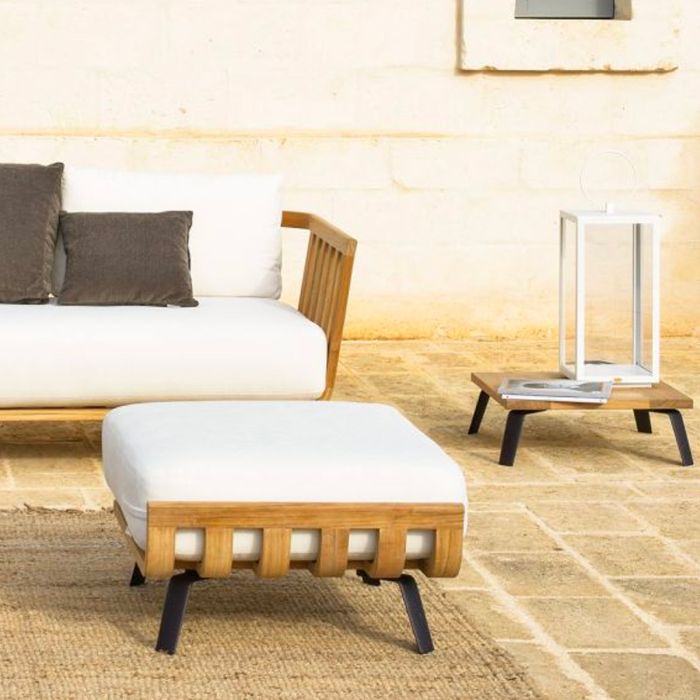 Table basse Welcome en teck