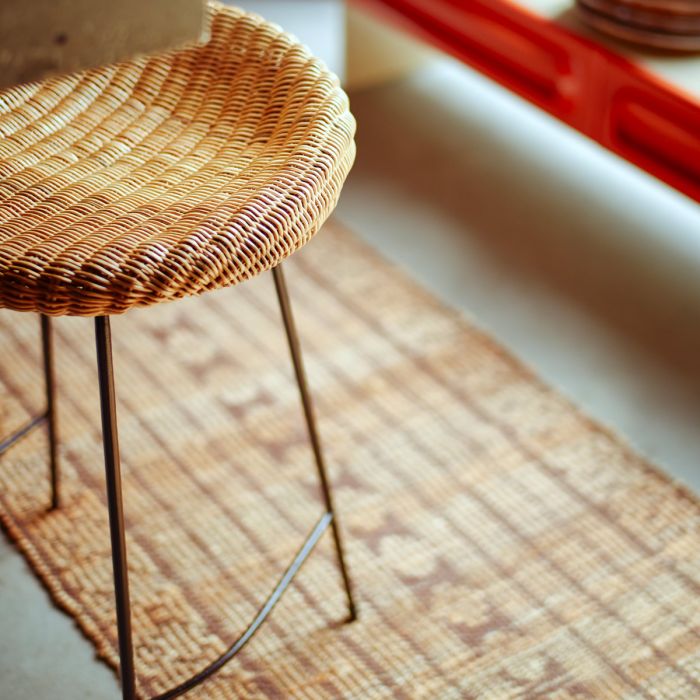 Wicker barstool