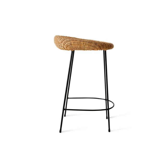 Wicker barstool