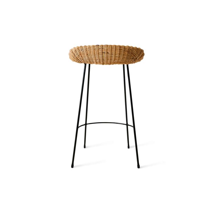 Wicker barstool