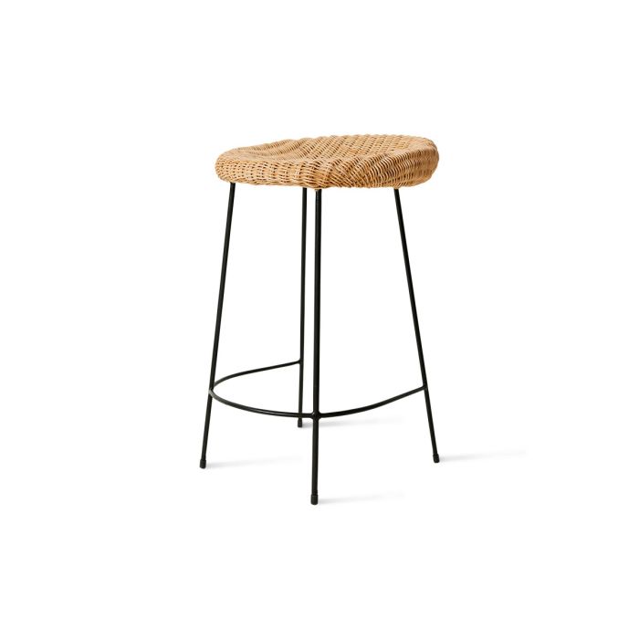 Wicker barstool