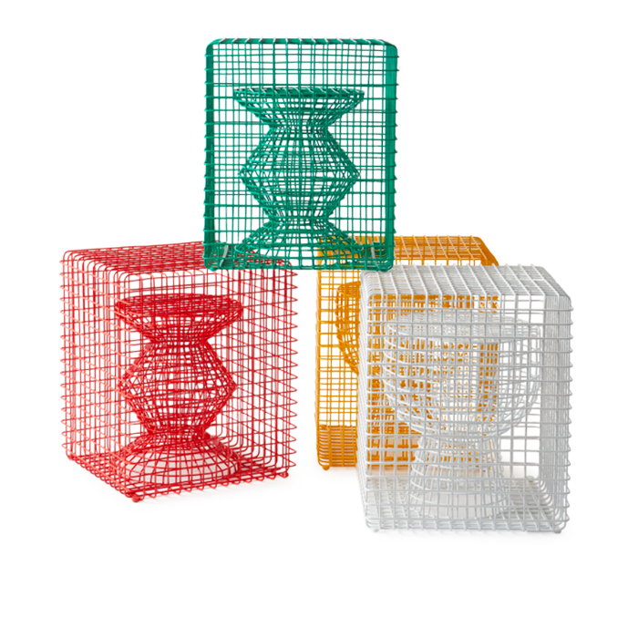 Tabouret Zig Zag - Wire