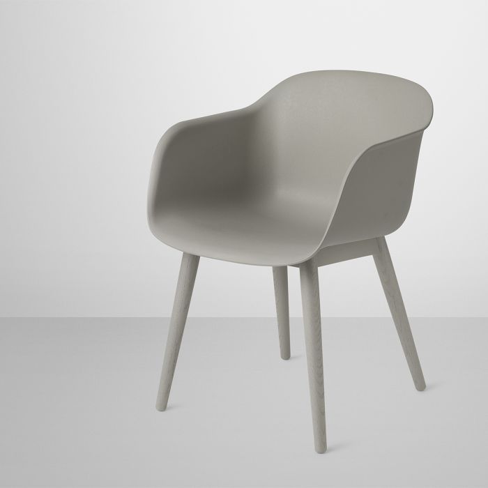 Fauteuil Fiber wood base