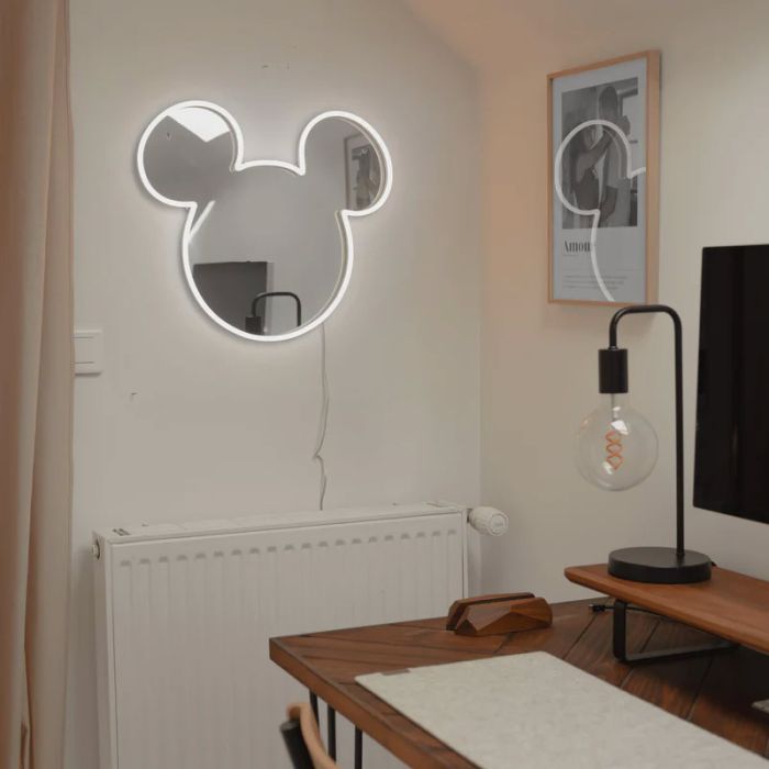 Miroir Mickey - Argent (Outlet)