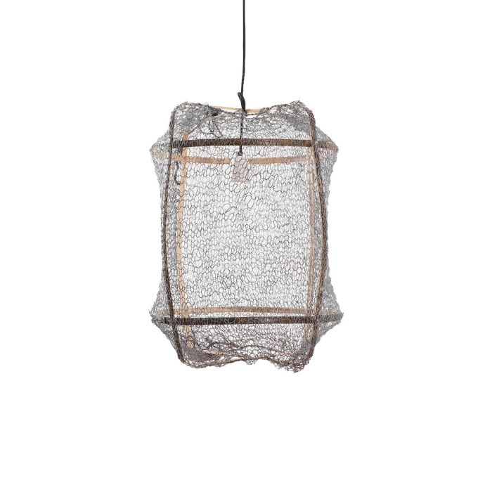 Suspension Z5 Black - Filet de sisal gris