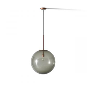 Suspension Bollicosa - Rose / Verre fumé (Outlet)