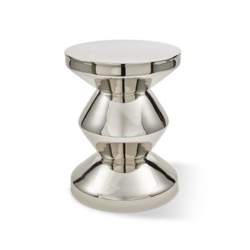 Tabouret Zig Zag métal