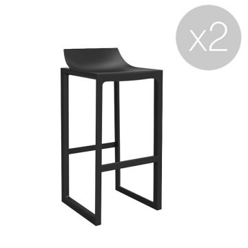 Tabouret Wall Street - Lot de 2