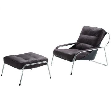Fauteuil et ottoman Maggiolina