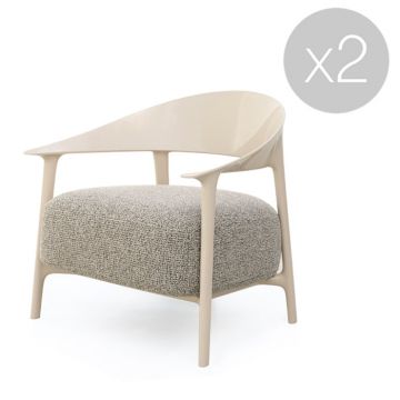 Lounge Chair Africa - Lot de 2