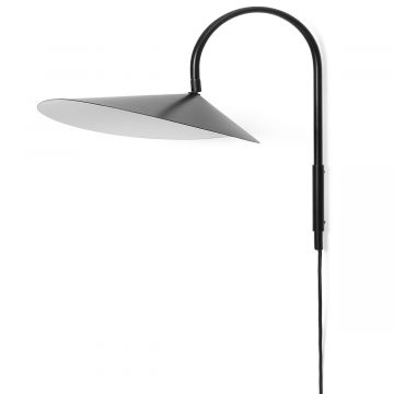 Arum applique murale pivotante - Noir
