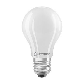 Ampoule LED standard E27 dépolie 7.5W Equivalence Halo 75W 2700K Dimmable