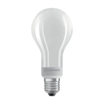 Ampoule  LED standard E27 dépolie 18W Equivalence Halo 150W 2700K Dimmable