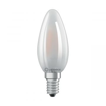 Ampoule LED Flamme Dépolie E14 3.4W Equivalence Halo 40W 2700K Dimmable
