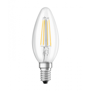 Ampoule LED Flamme Claire E14 4W Equivalence Halo 40W 2700K