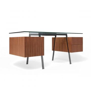 Bureau Homework 2 tiroirs & rangement dossiers