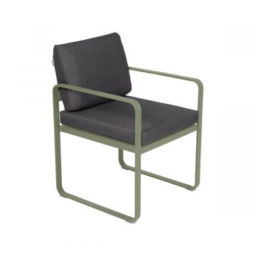 Fauteuil repas Bellevie - gris graphite