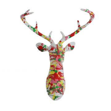 Tête de cerf Design - Multicolore