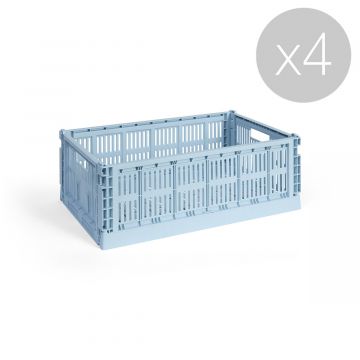 Panier Colour Crate - Lot de 4